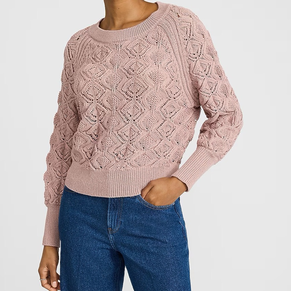 Express Women's Blush Knit Sweater